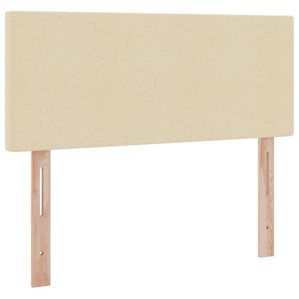 Opbergbed met LED met matras met LED Crème 120 x 200 cm Stof is nu te koop bij PeponiXL, paradijselijk wonen!