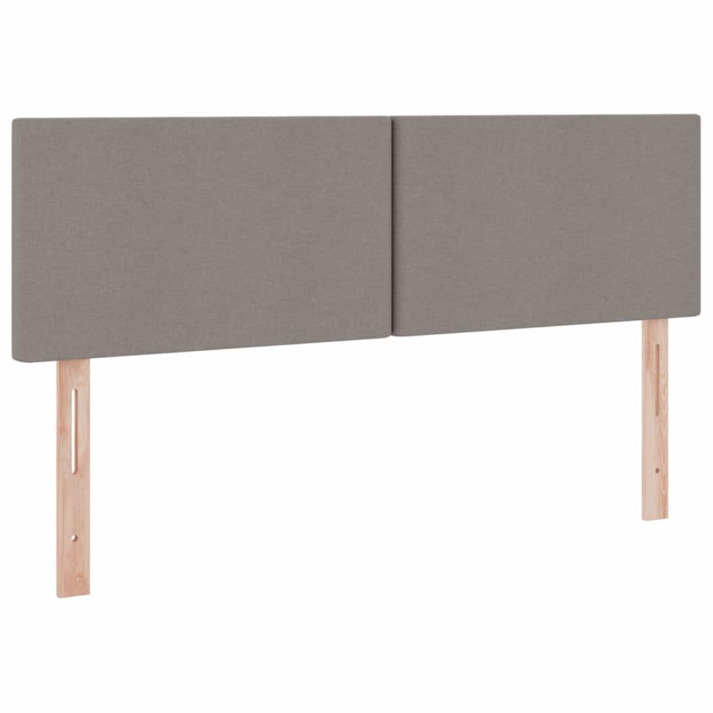 Opbergbed met LED met matras met LED Taupe 140 x 200 cm Stof is nu te koop bij PeponiXL, paradijselijk wonen!