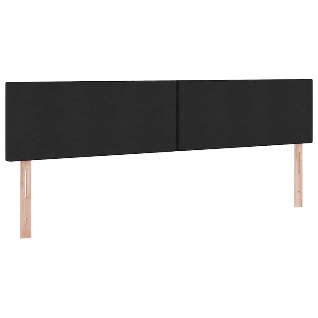 Opbergbed met LED met matras met LED Zwart 200 x 200 cm Stof is nu te koop bij PeponiXL, paradijselijk wonen!