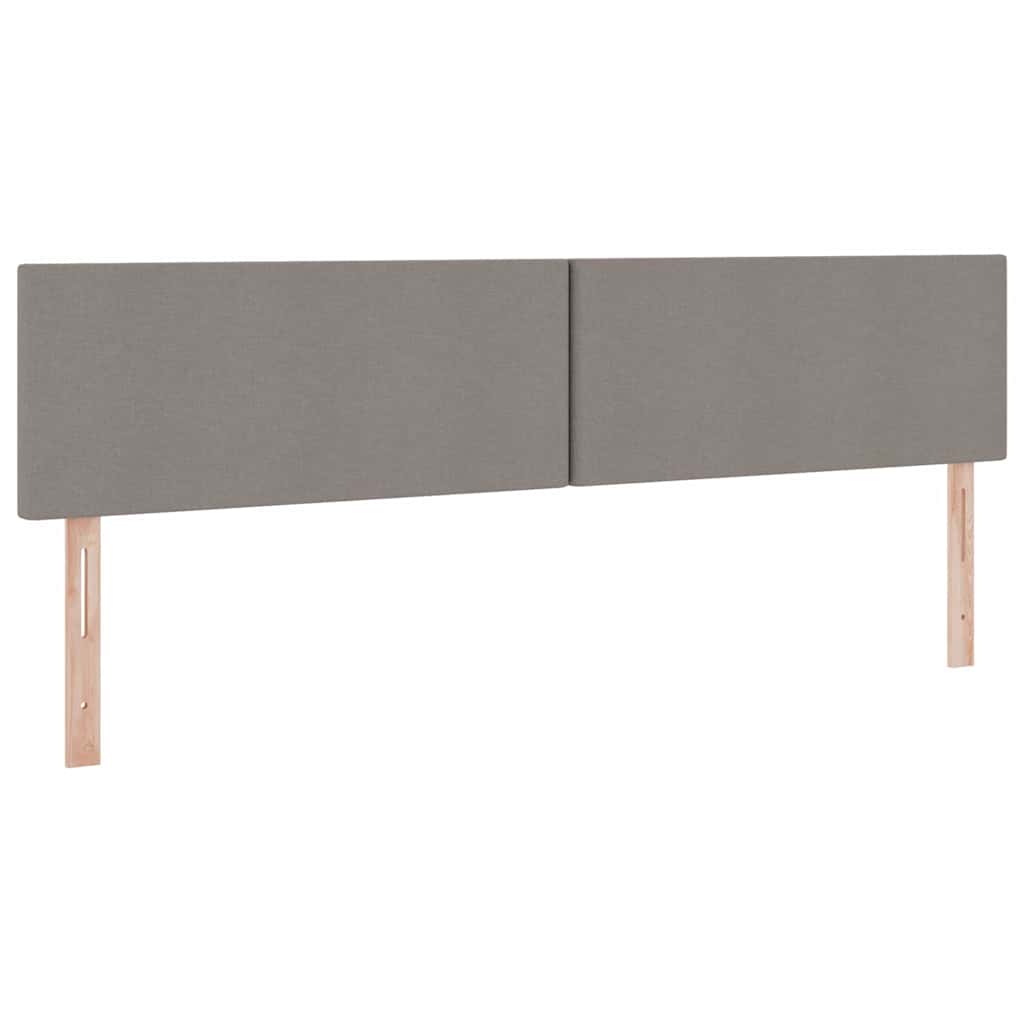 Opbergbed met LED met matras met LED Taupe 200 x 200 cm Stof is nu te koop bij PeponiXL, paradijselijk wonen!