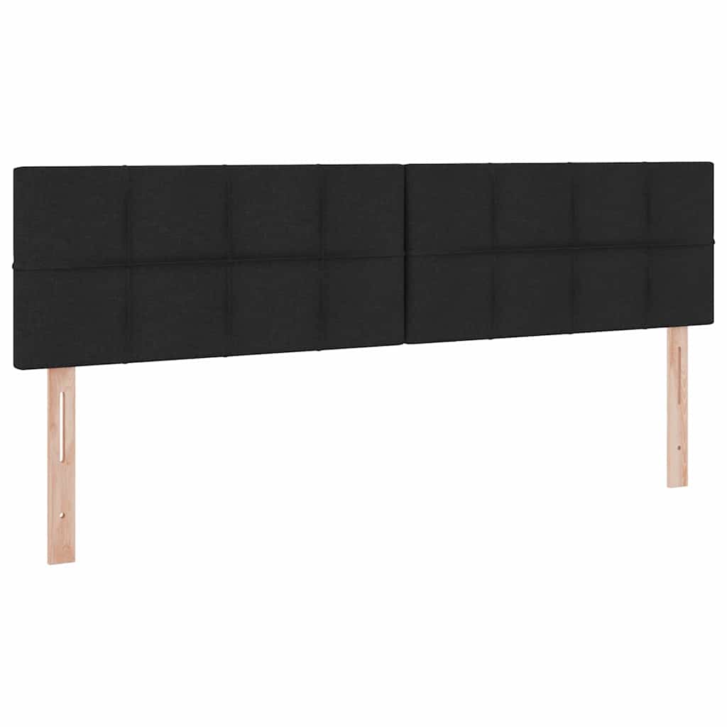 Opbergbed met LED met matras met LED Zwart 180 x 200 cm Stof is nu te koop bij PeponiXL, paradijselijk wonen!