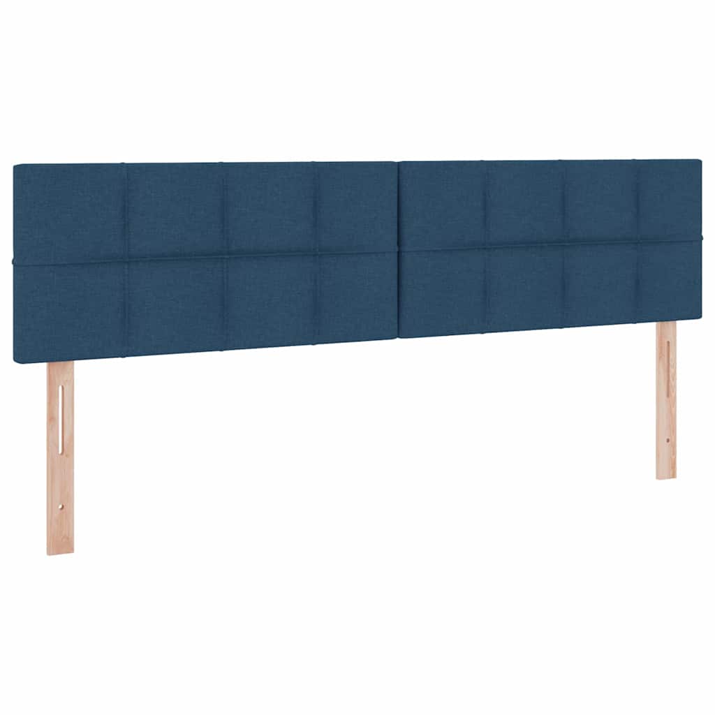 Opbergbed met LED met matras met LED Blauw 180 x 200 cm Stof is nu te koop bij PeponiXL, paradijselijk wonen!