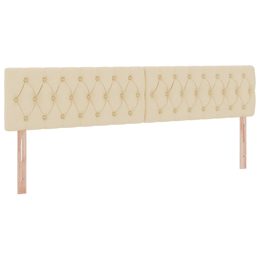 Opbergbed met LED met matras met LED Crème 200 x 200 cm Stof is nu te koop bij PeponiXL, paradijselijk wonen!