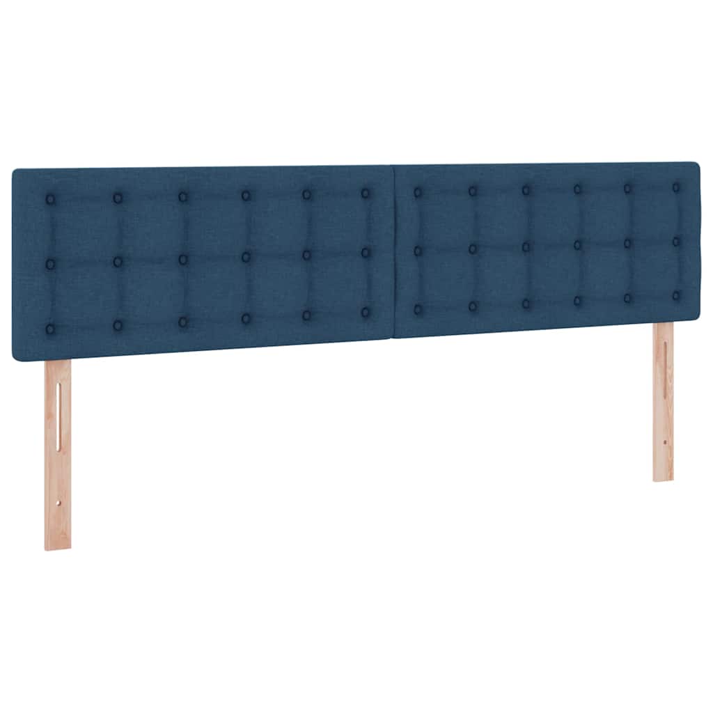 Opbergbed met LED met matras met LED Blauw 180 x 200 cm Stof is nu te koop bij PeponiXL, paradijselijk wonen!