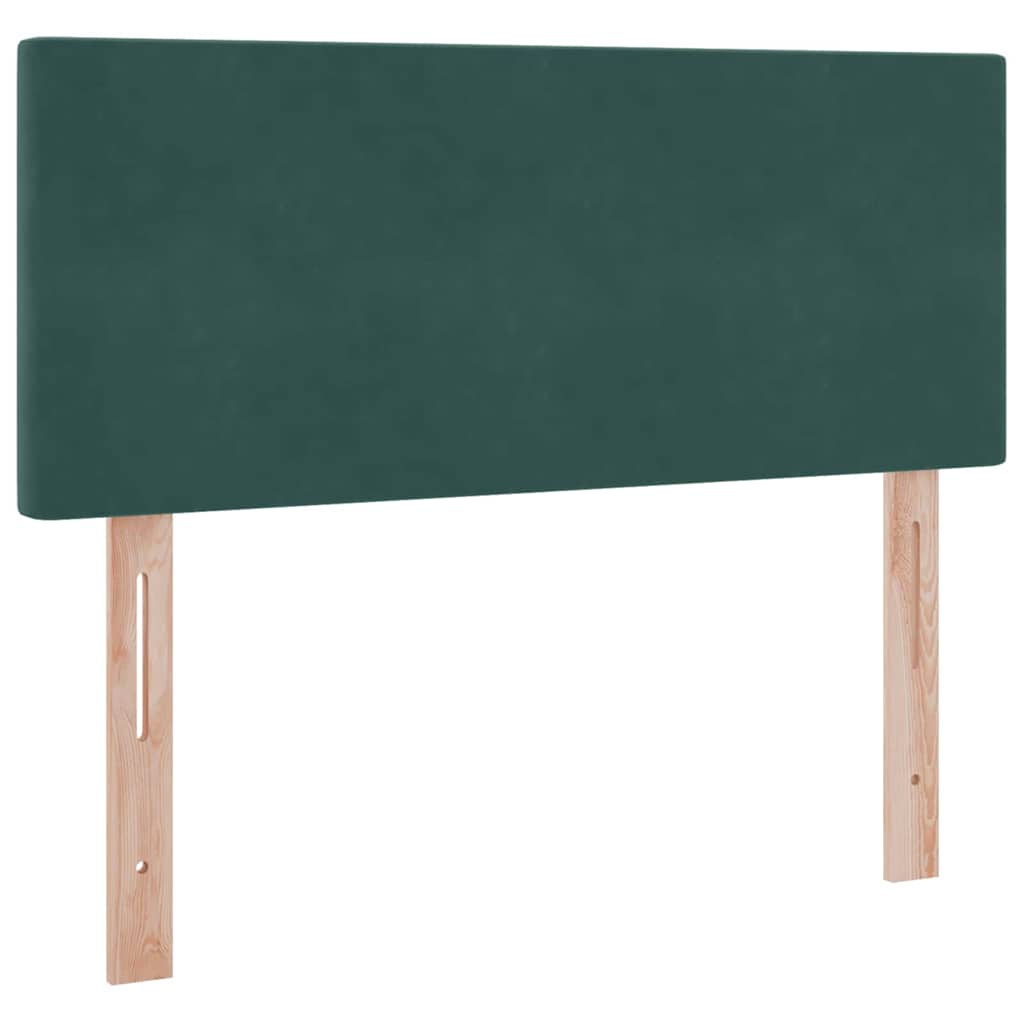 Opbergbed met LED met matras Donkergroen 120 x 200 cm Fluweel is nu te koop bij PeponiXL, paradijselijk wonen!