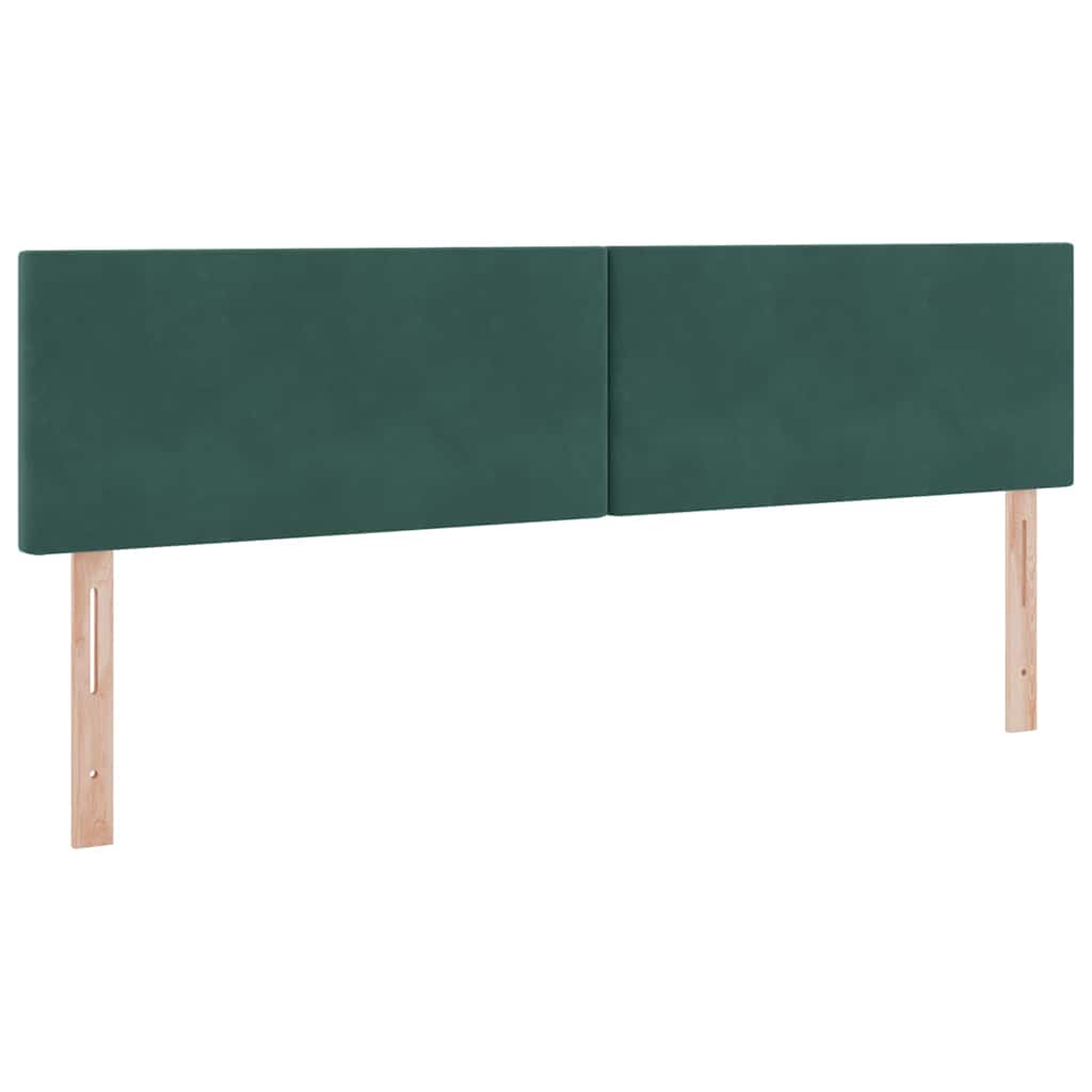 Opbergbed met LED met matras Donkergroen 180 x 200 cm Fluweel is nu te koop bij PeponiXL, paradijselijk wonen!