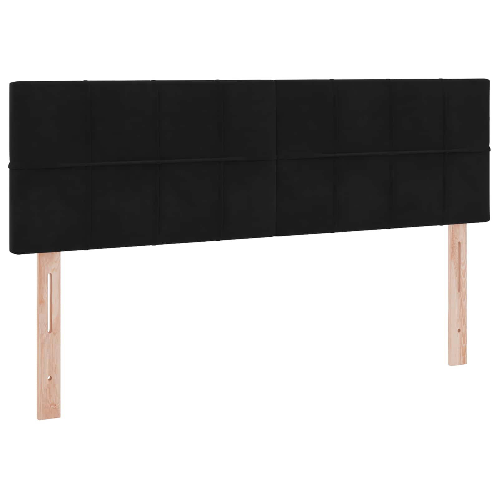 Opbergbed met LED met matras met LED Zwart 140 x 200 cm Fluweel is nu te koop bij PeponiXL, paradijselijk wonen!