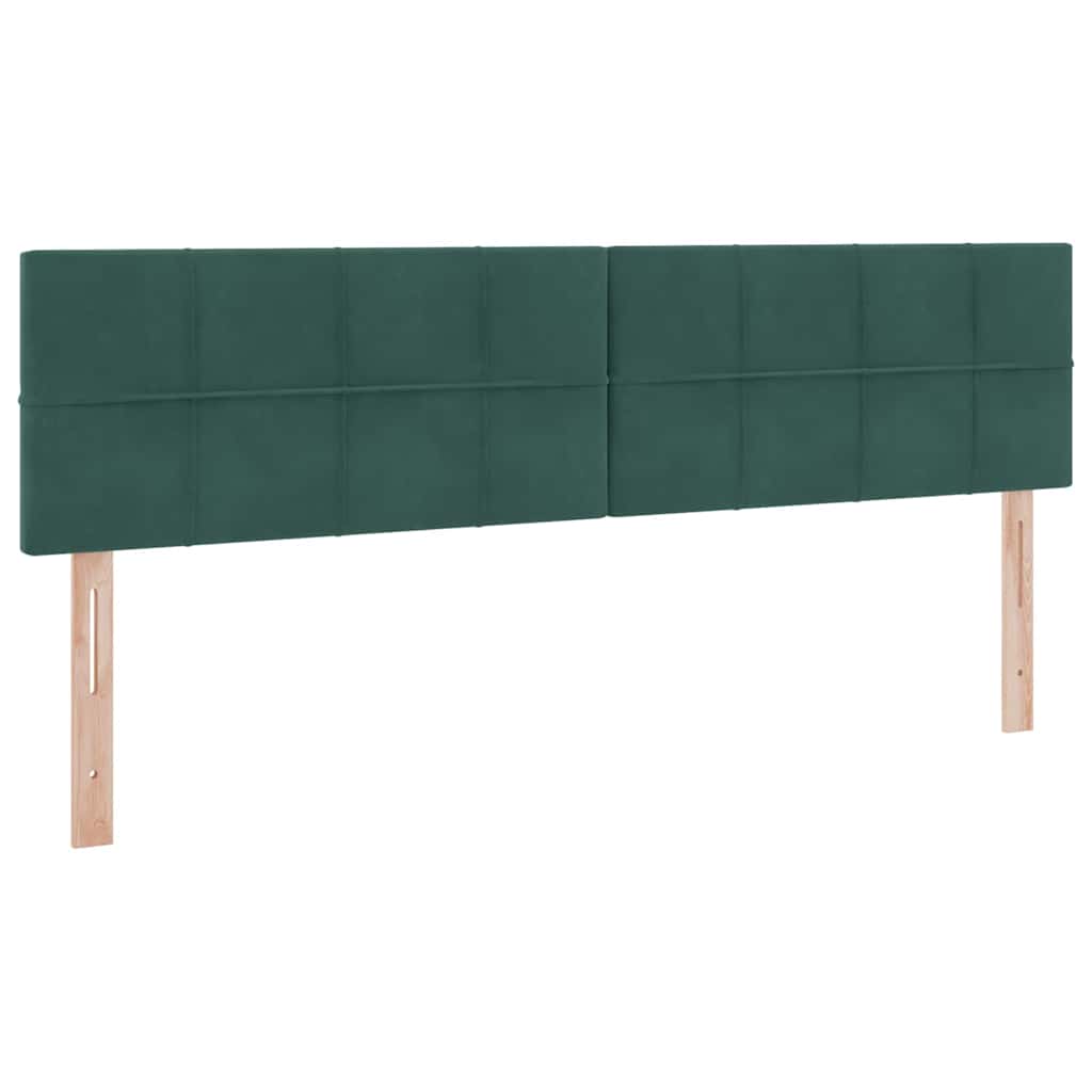 Opbergbed met LED met matras Donkergroen 180 x 200 cm Fluweel is nu te koop bij PeponiXL, paradijselijk wonen!