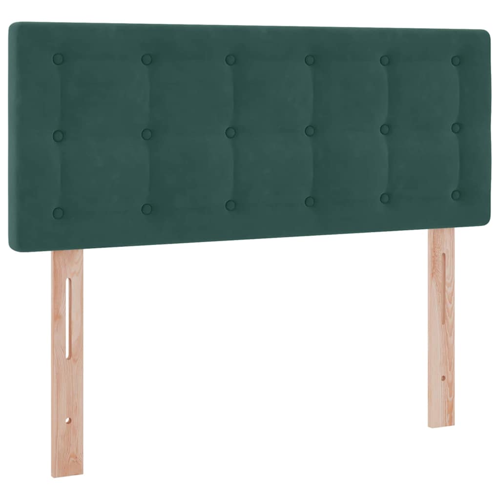 Opbergbed met LED met matras Donkergroen 120 x 200 cm Fluweel is nu te koop bij PeponiXL, paradijselijk wonen!