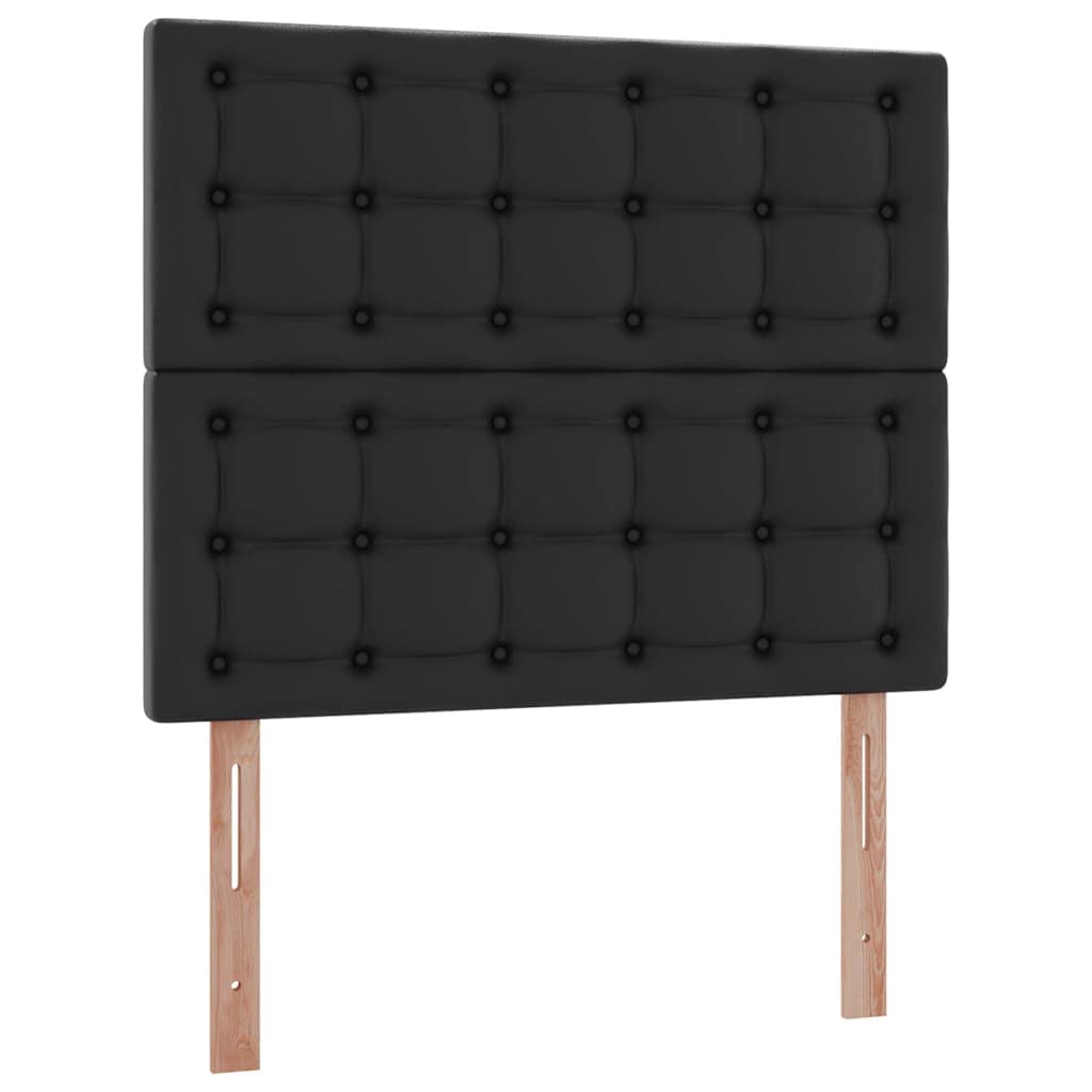 Opslag bed met matras met opslag Zwart 120 x 200 cm Nep Leer is nu te koop bij PeponiXL, paradijselijk wonen!