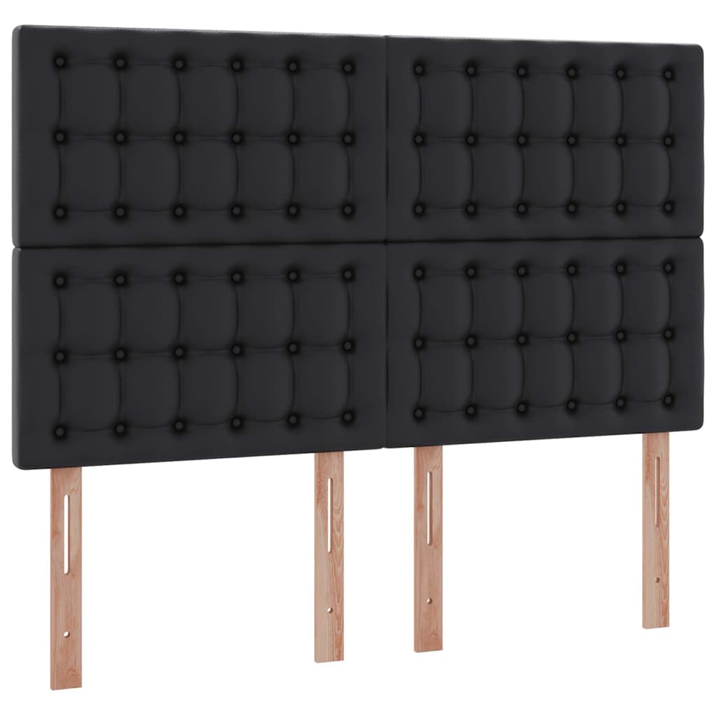 Opslag bed met matras met opslag Zwart 140 x 190 cm Nep Leer is nu te koop bij PeponiXL, paradijselijk wonen!
