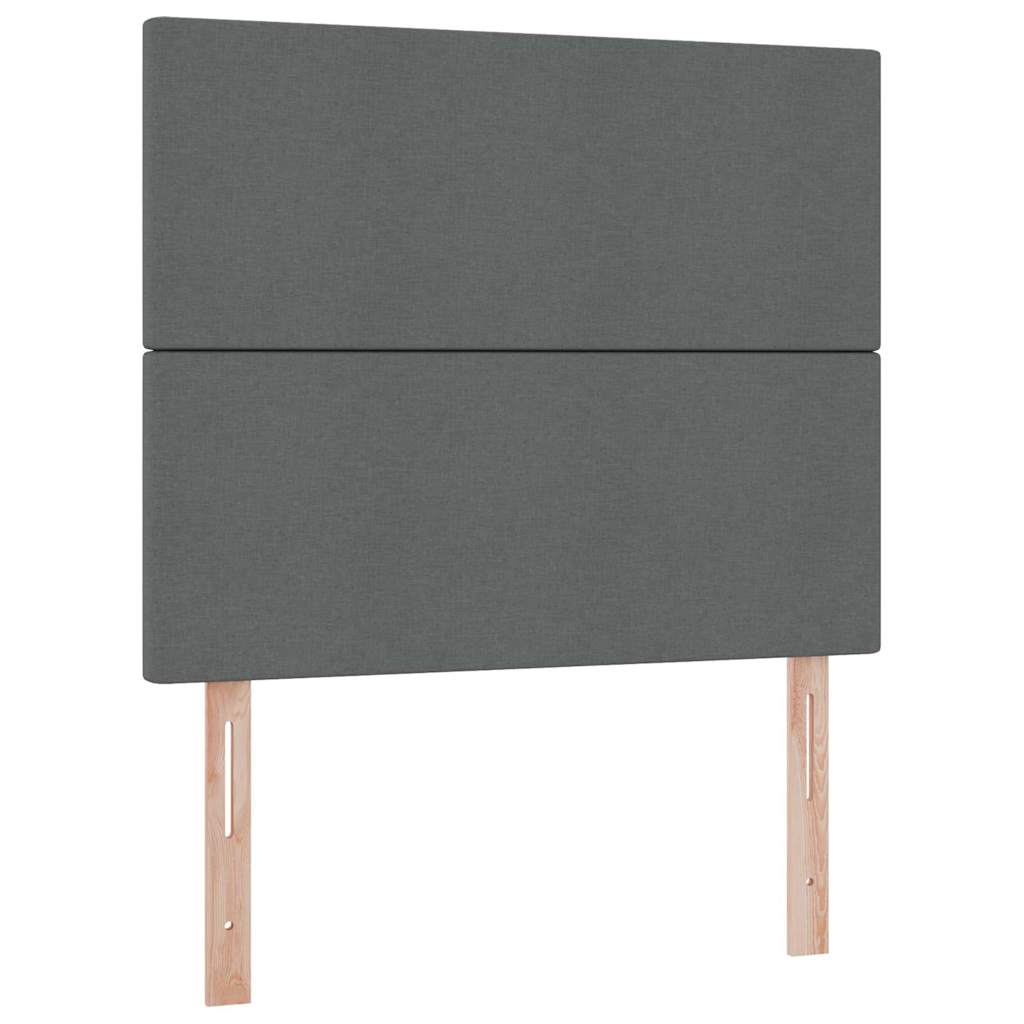 Opslag bed met matras met matras Donkergrijs 120 x 190 cm Stof is nu te koop bij PeponiXL, paradijselijk wonen!
