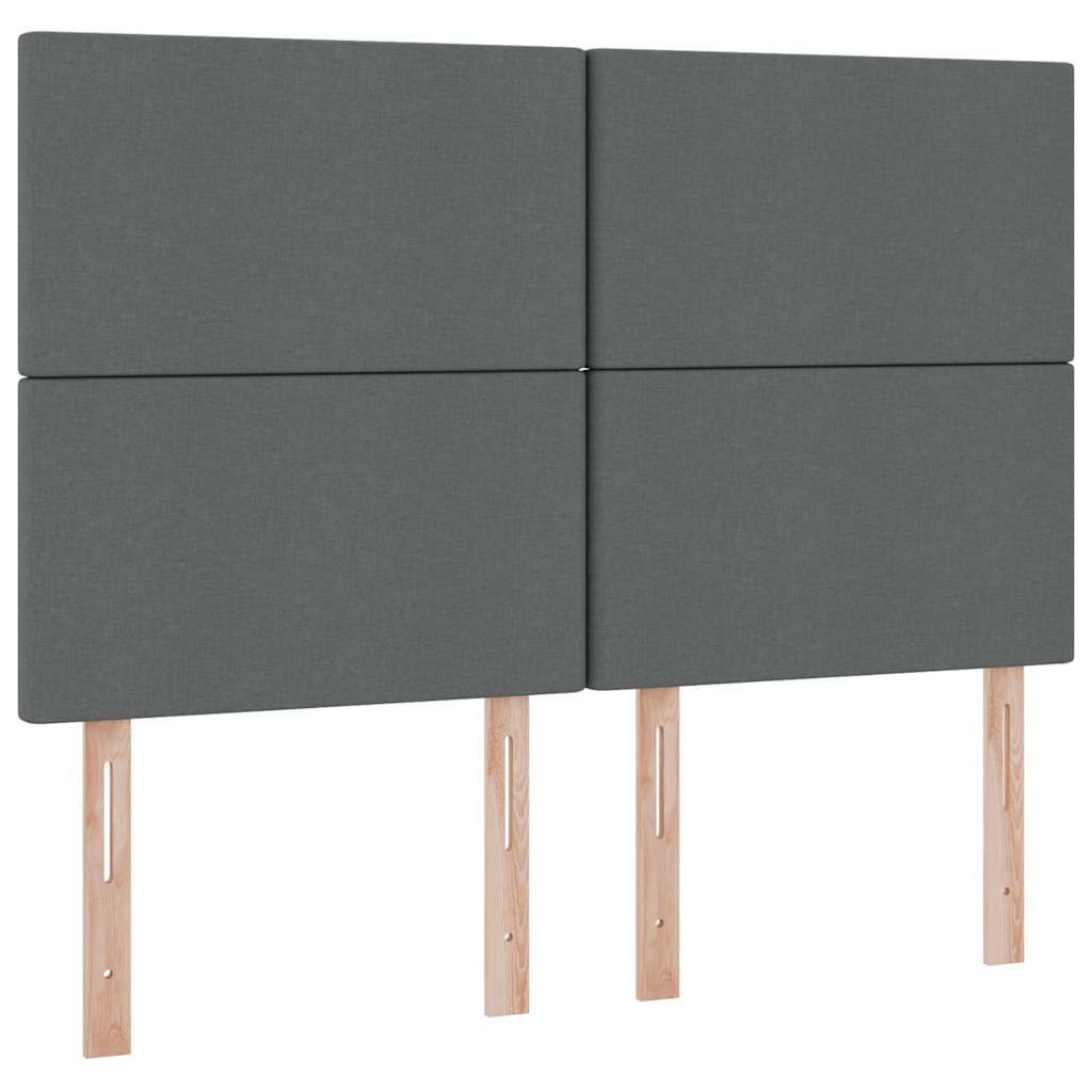 Opslag bed met matras Donkergrijs 140 x 200 cm Polyester is nu te koop bij PeponiXL, paradijselijk wonen!
