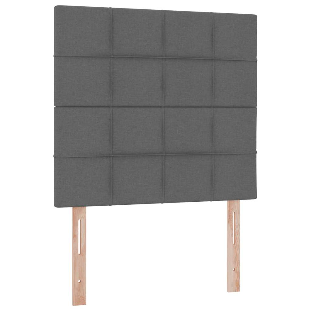 Opslag bed met matras Donkergrijs 90 x 200 cm Polyester is nu te koop bij PeponiXL, paradijselijk wonen!