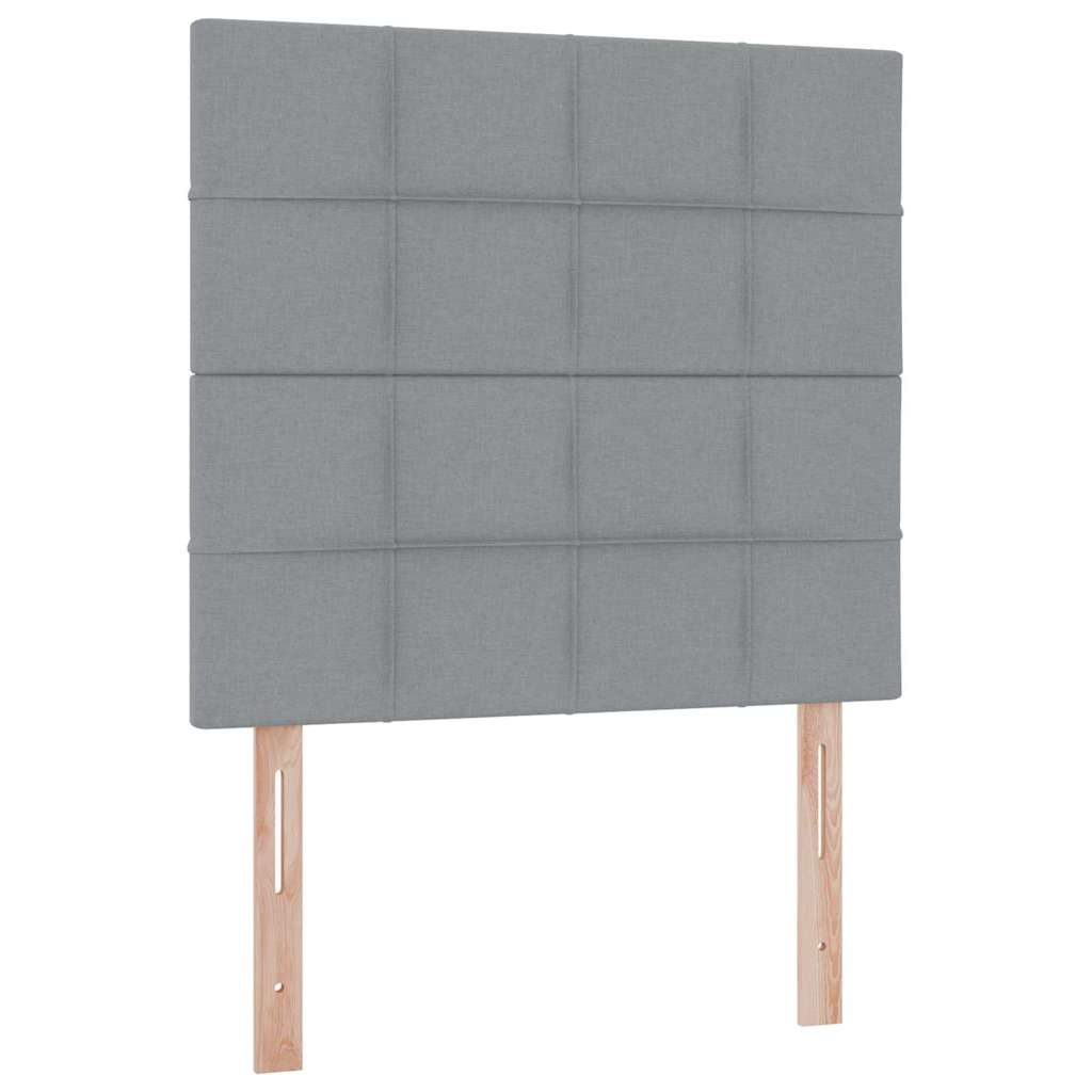 Opslag bed met matras Lichtgrijs 100 x 200 cm Polyester is nu te koop bij PeponiXL, paradijselijk wonen!