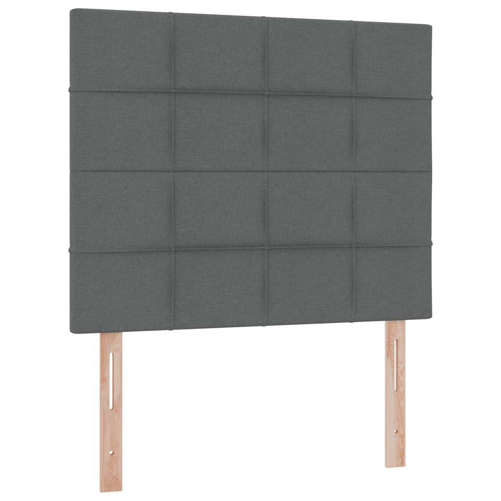 Opslag bed met matras met matras Donkergrijs 120 x 190 cm Stof is nu te koop bij PeponiXL, paradijselijk wonen!