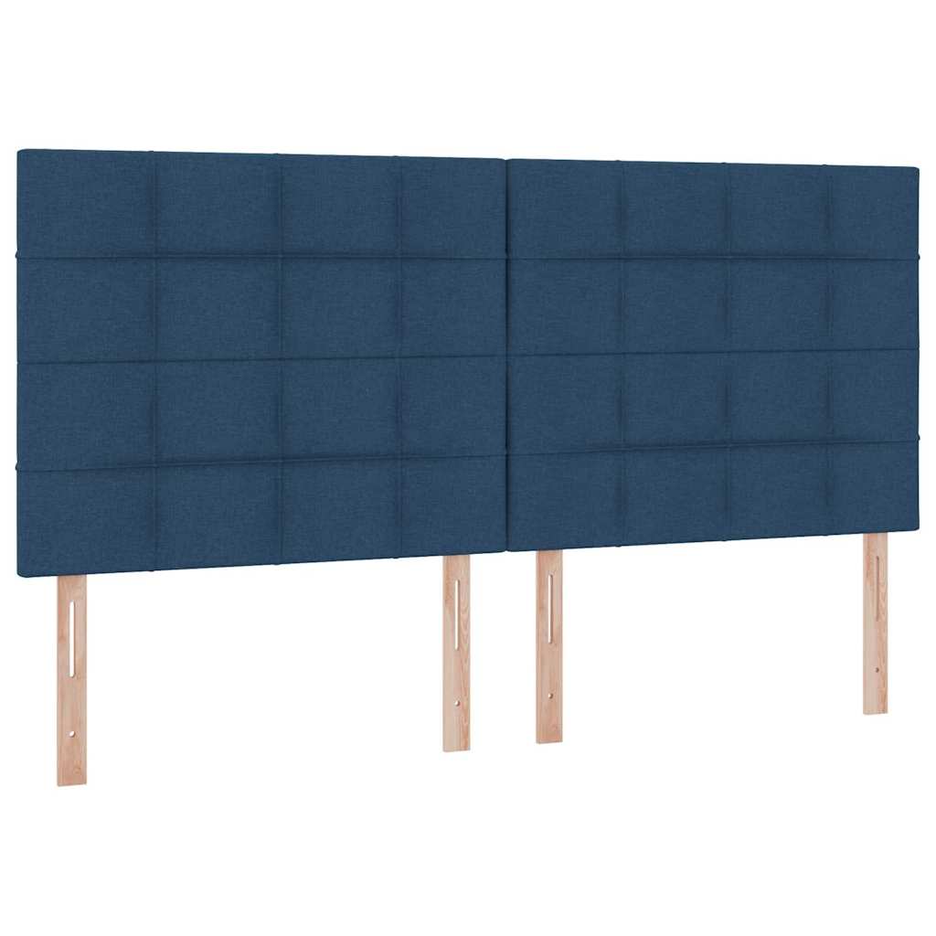 Opslag bed met matras met matras Blauw 200 x 200 cm Polyester is nu te koop bij PeponiXL, paradijselijk wonen!