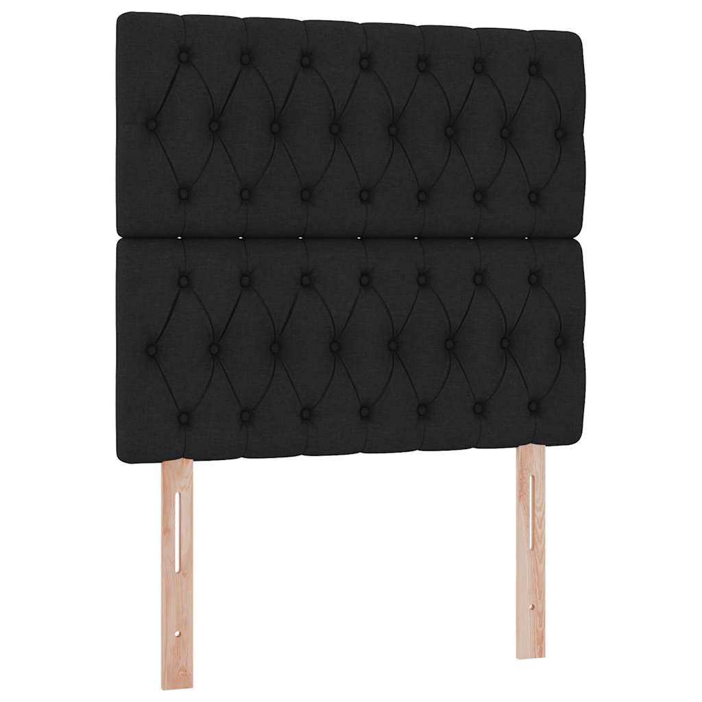 Opslag bed met matras met matras Zwart 90 x 190 cm Polyester is nu te koop bij PeponiXL, paradijselijk wonen!