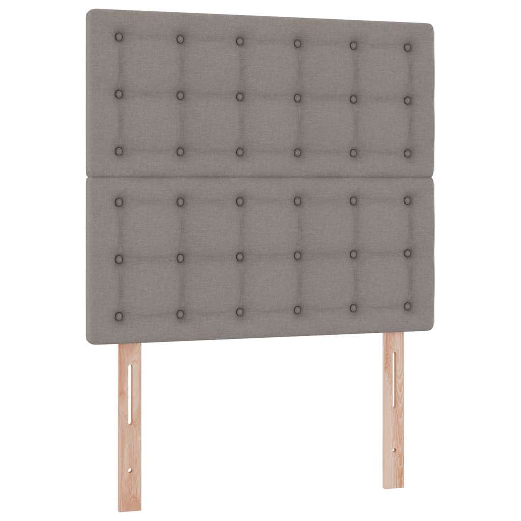 Opslag bed met matras met matras Taupe 90 x 190 cm Polyester is nu te koop bij PeponiXL, paradijselijk wonen!
