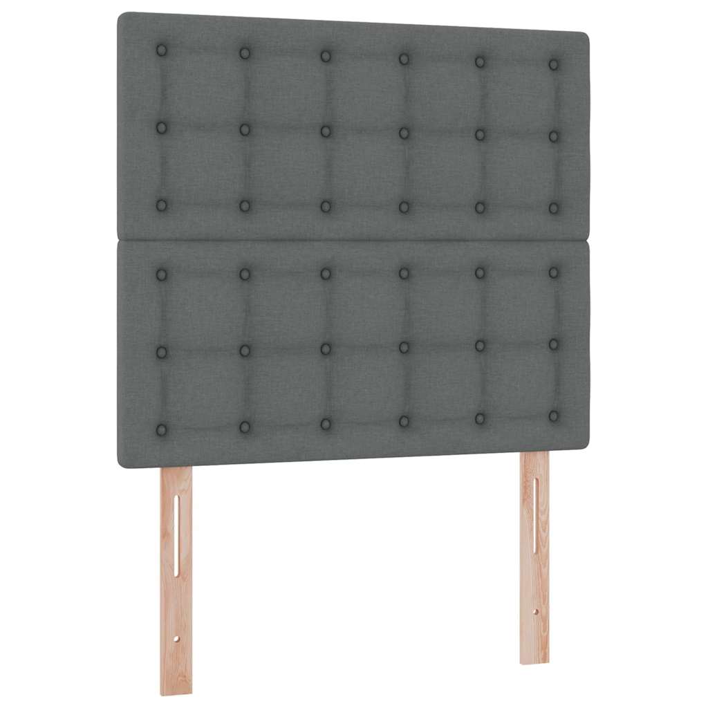 Opslag bed met matras Donkergrijs 100 x 200 cm Polyester is nu te koop bij PeponiXL, paradijselijk wonen!