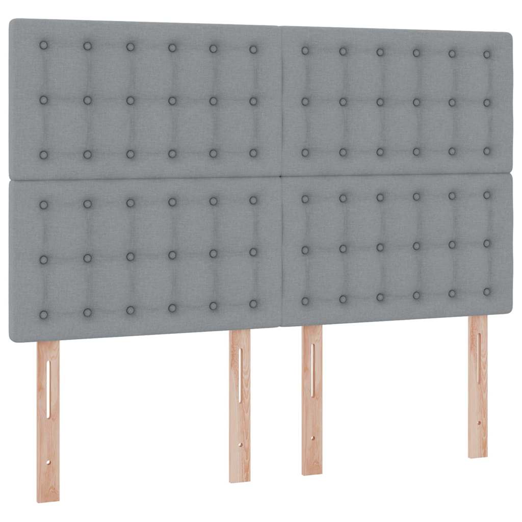 Opslag bed met matras Lichtgrijs 140 x 190 cm Polyester is nu te koop bij PeponiXL, paradijselijk wonen!
