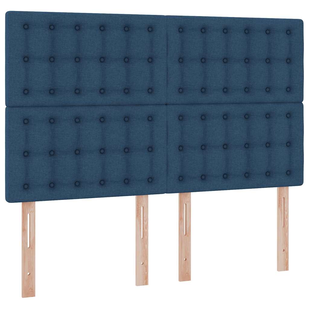 Opslag bed met matras met matras Blauw 140 x 190 cm Polyester is nu te koop bij PeponiXL, paradijselijk wonen!