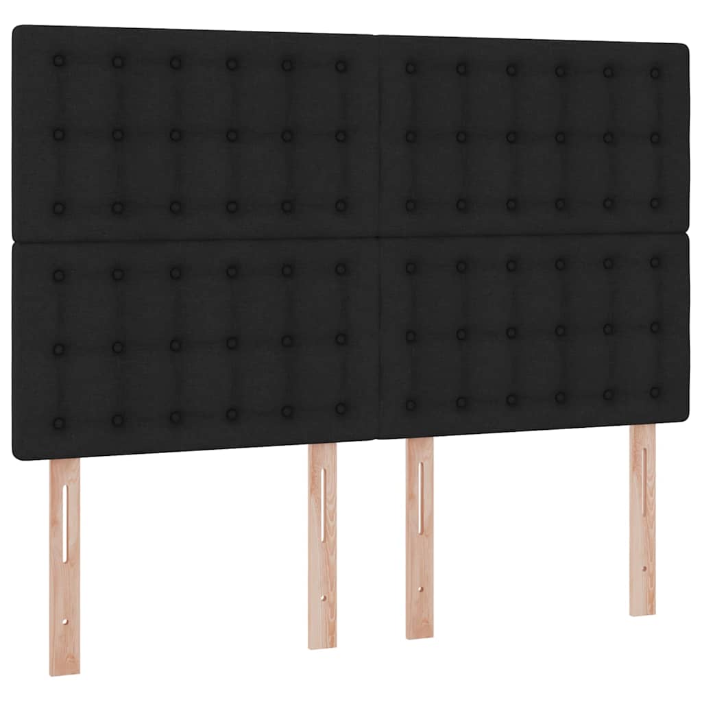 Opslag bed met matras met matras Zwart 140 x 200 cm Polyester is nu te koop bij PeponiXL, paradijselijk wonen!