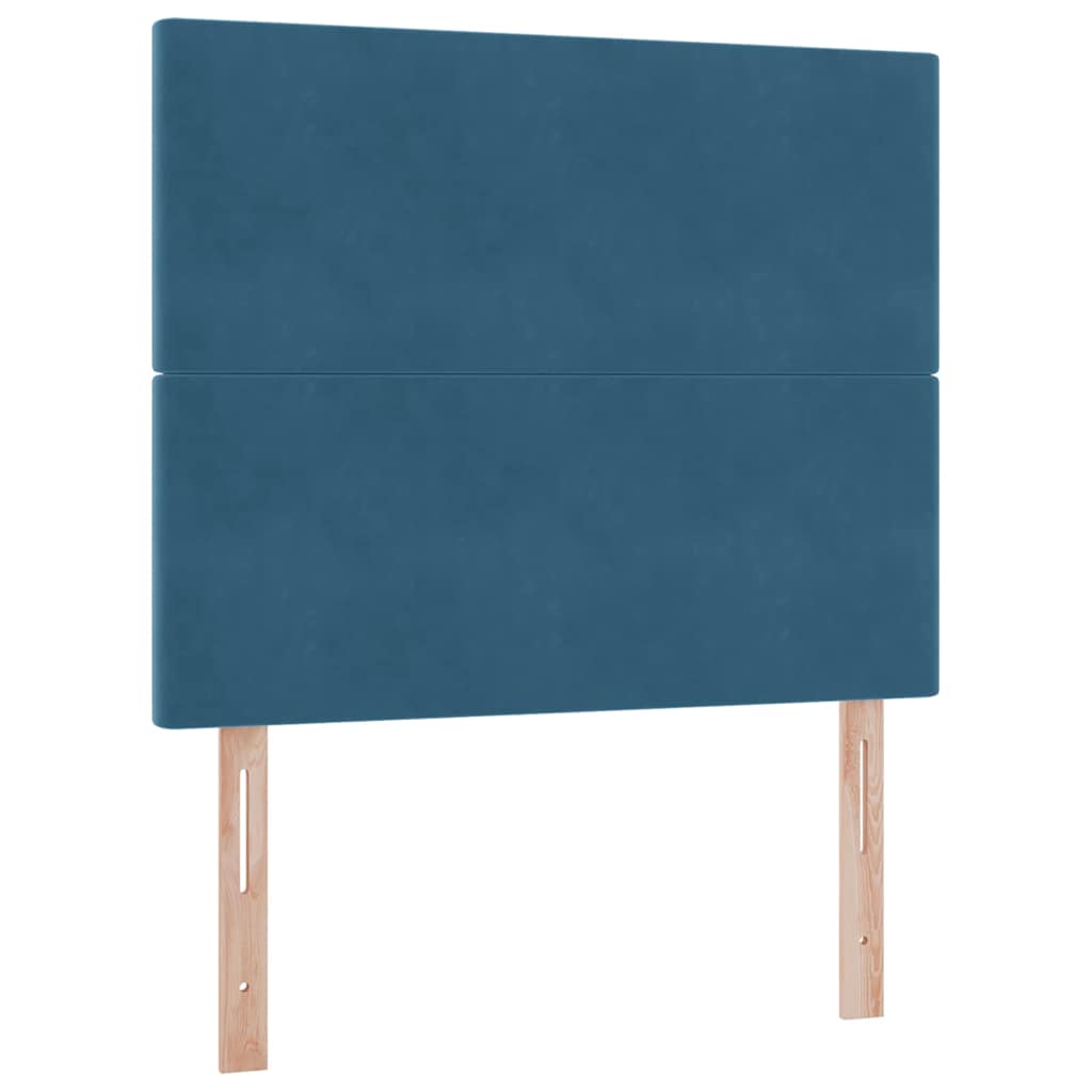 Opslag bed met matras met matras Blauw 120 x 190 cm Fluweel is nu te koop bij PeponiXL, paradijselijk wonen!