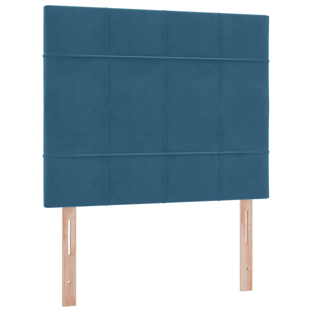 Opslag bed met matras met matras Blauw 120 x 190 cm Fluweel is nu te koop bij PeponiXL, paradijselijk wonen!