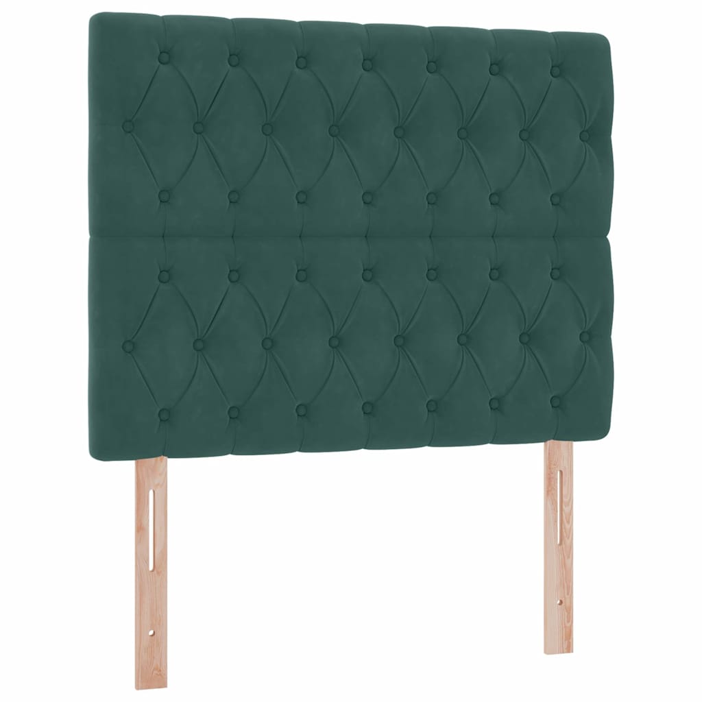 Opslag bed met matras Donkergroen 120 x 200 cm Fluweel is nu te koop bij PeponiXL, paradijselijk wonen!