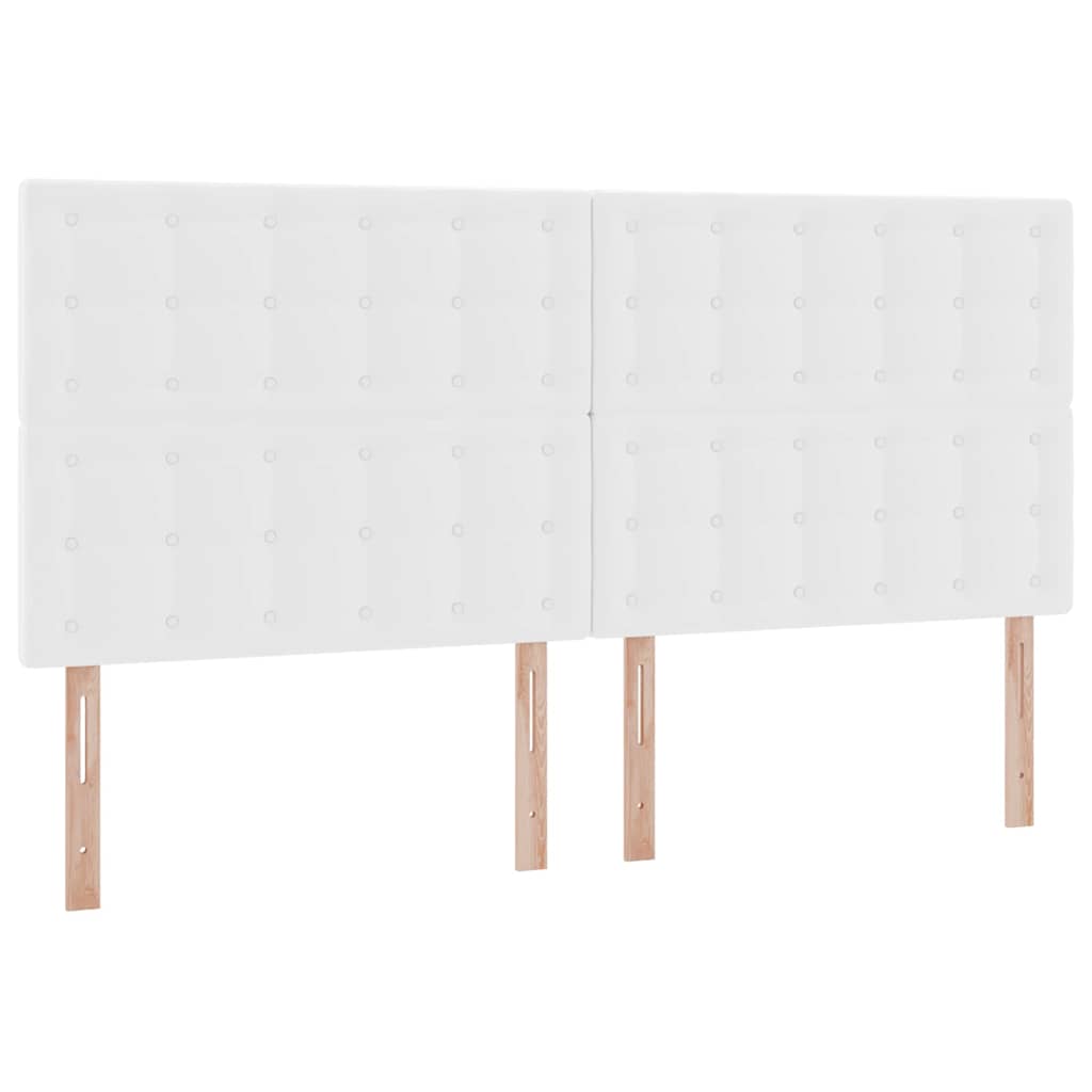 Opbergbed met LED met matras Puur Wit 200 x 200 cm Nep Leer is nu te koop bij PeponiXL, paradijselijk wonen!