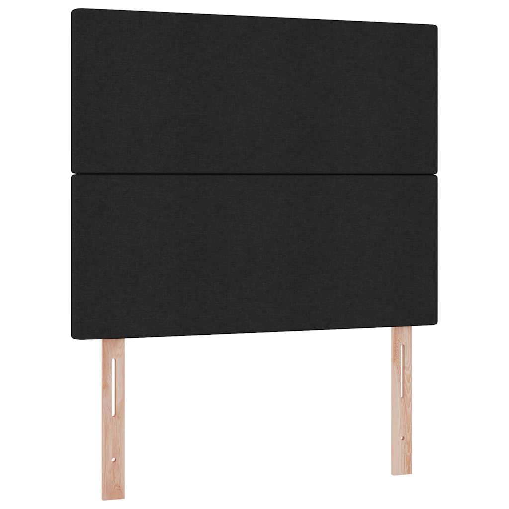 Opbergbed met LED met matras Zwart 120 x 200 cm Polyester is nu te koop bij PeponiXL, paradijselijk wonen!