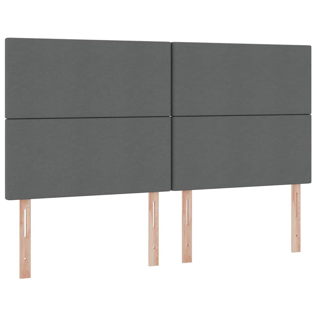 Opbergbed met LED met matras Donkergrijs 160 x 200 cm Polyester is nu te koop bij PeponiXL, paradijselijk wonen!