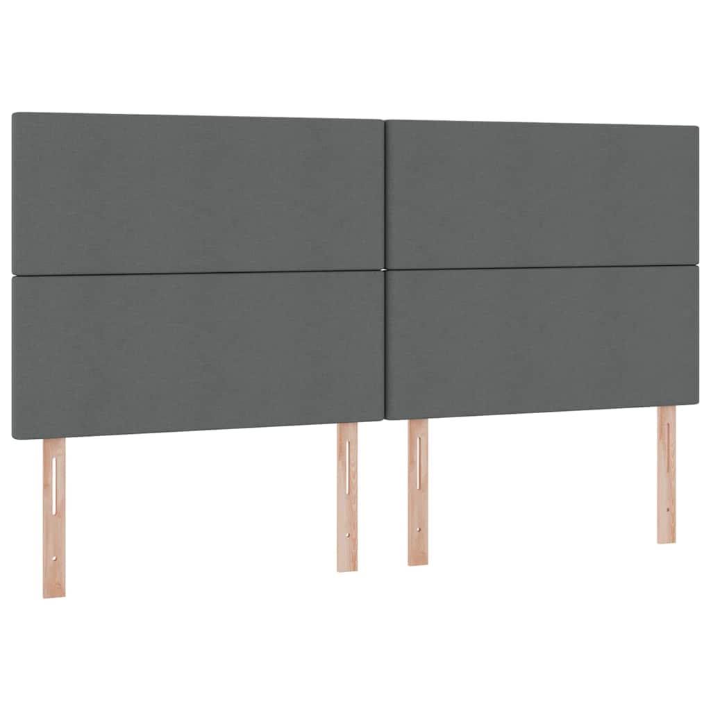 Opbergbed met LED met matras Donkergrijs 200 x 200 cm Polyester is nu te koop bij PeponiXL, paradijselijk wonen!