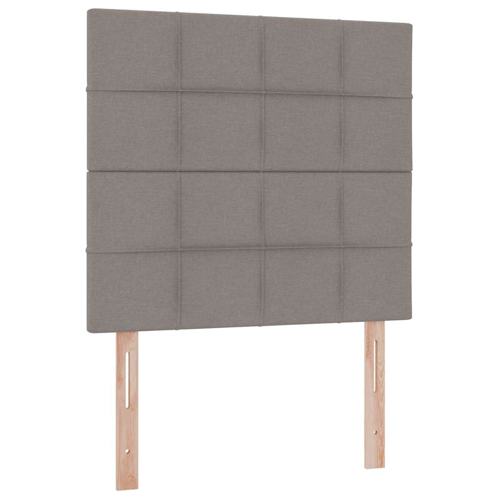 Opbergbed met LED met matras Taupe 90 x 190 cm Polyester is nu te koop bij PeponiXL, paradijselijk wonen!