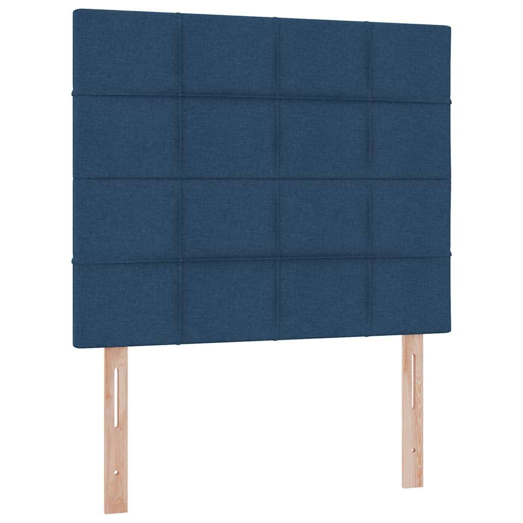 Opbergbed met LED met matras Blauw 120 x 190 cm Polyester is nu te koop bij PeponiXL, paradijselijk wonen!