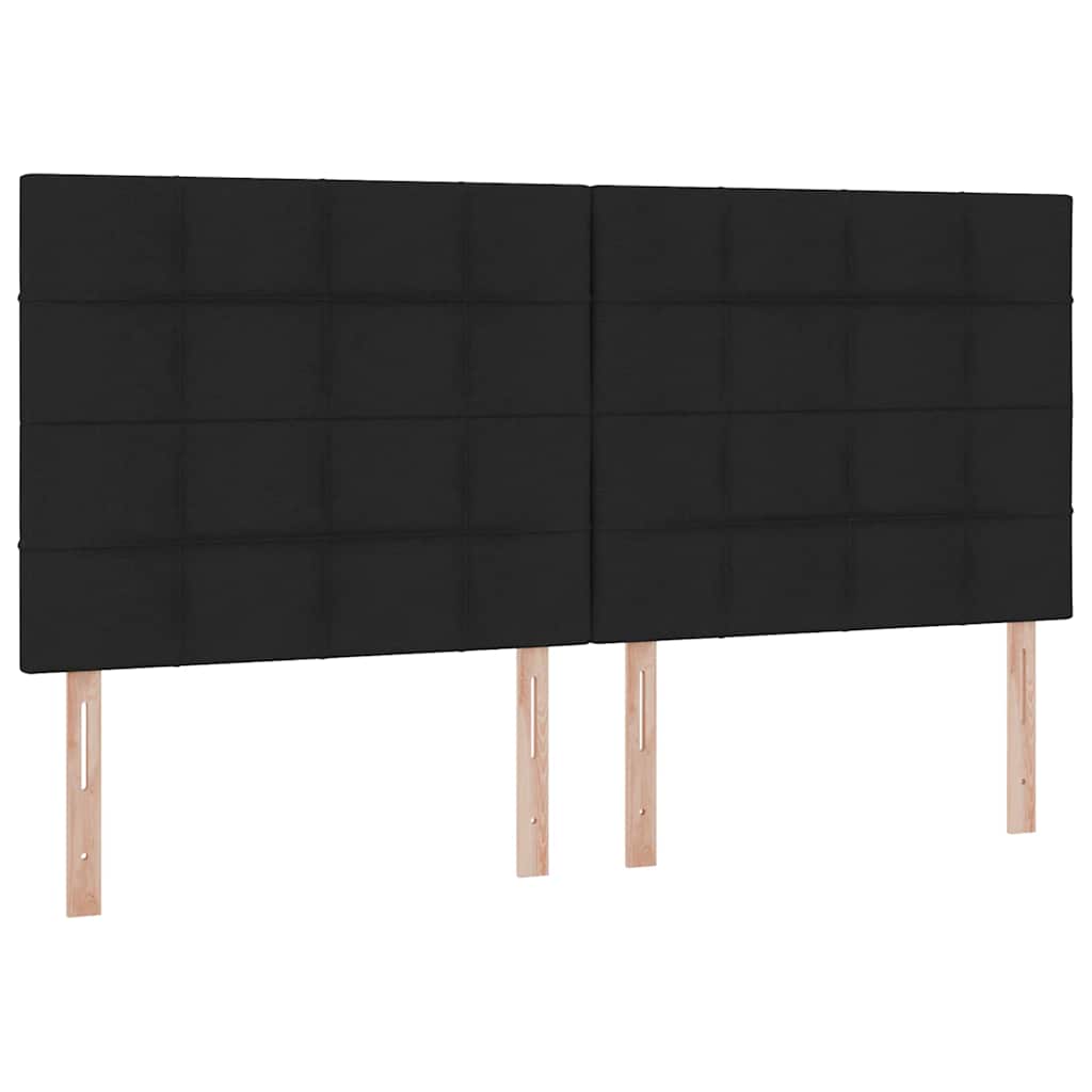 Opbergbed met LED met matras Zwart 200 x 200 cm Polyester is nu te koop bij PeponiXL, paradijselijk wonen!