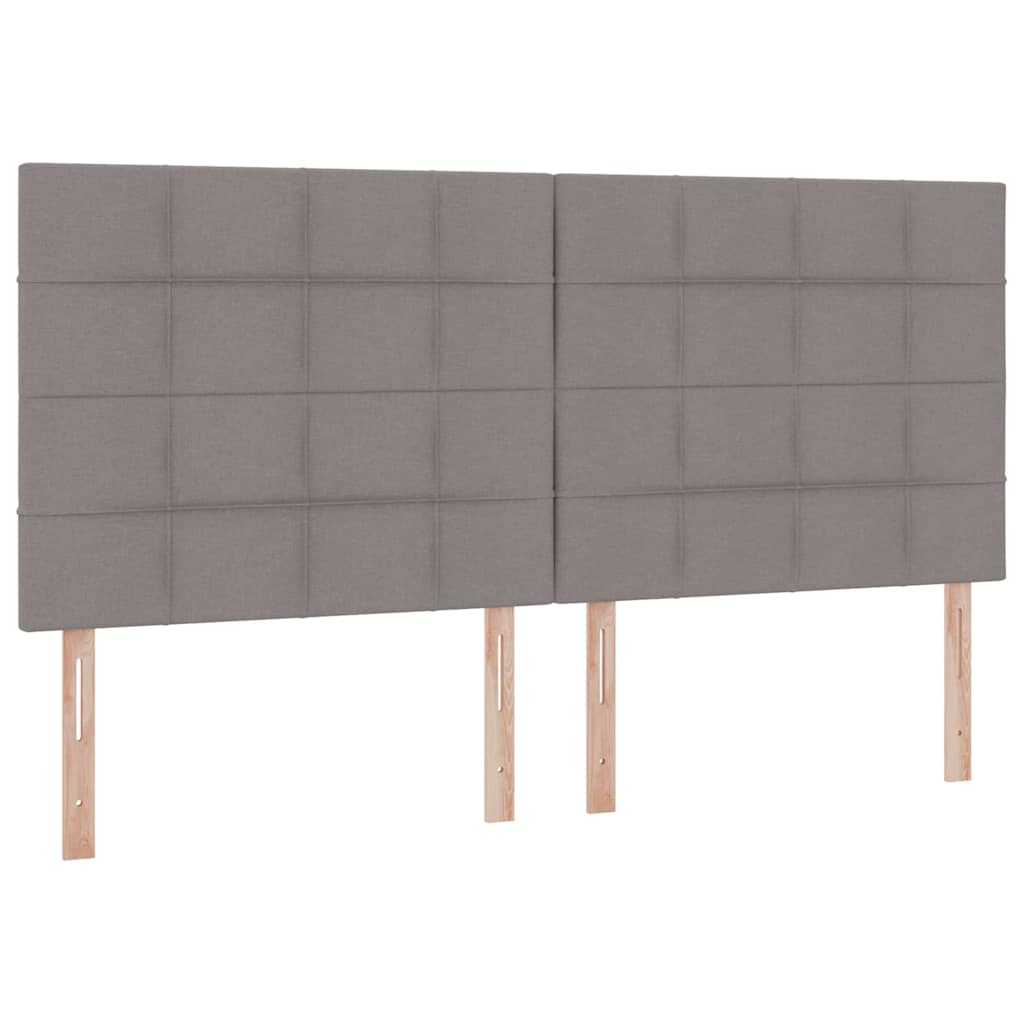 Opbergbed met LED met matras Taupe 200 x 200 cm Polyester is nu te koop bij PeponiXL, paradijselijk wonen!