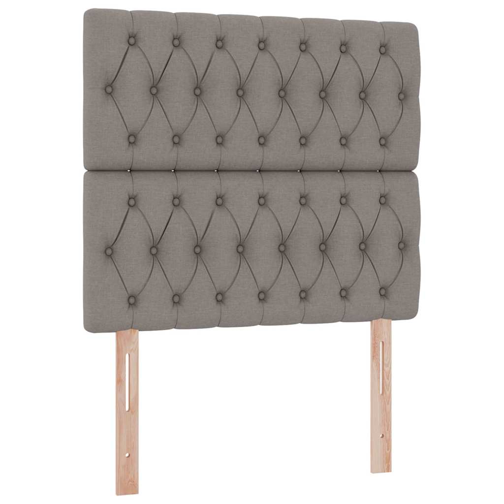Opbergbed met LED met matras Taupe 90 x 190 cm Polyester is nu te koop bij PeponiXL, paradijselijk wonen!