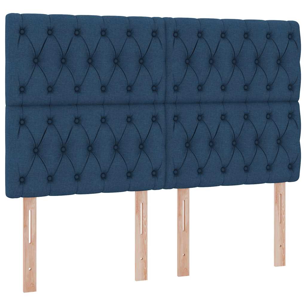 Opbergbed met LED met matras Blauw 140 x 200 cm Polyester is nu te koop bij PeponiXL, paradijselijk wonen!