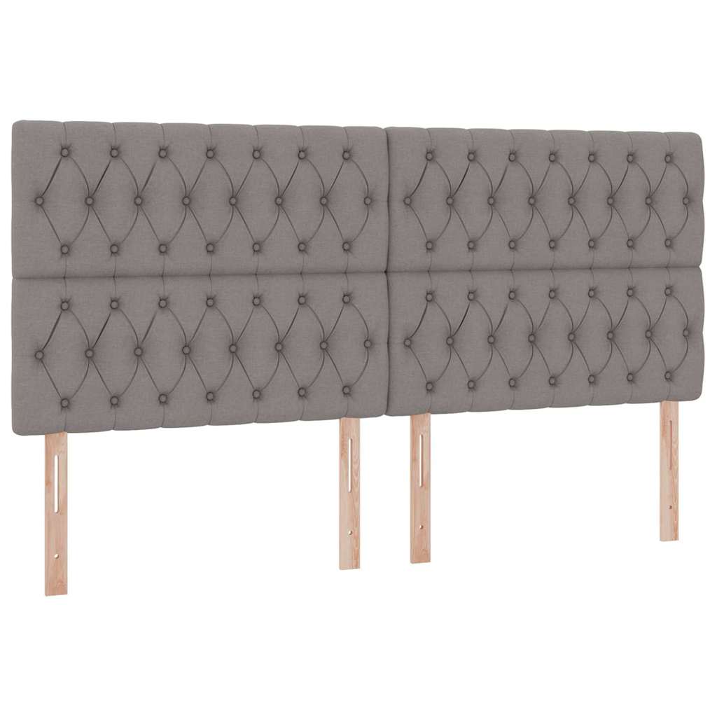 Opbergbed met LED met matras Taupe 200 x 200 cm Polyester is nu te koop bij PeponiXL, paradijselijk wonen!