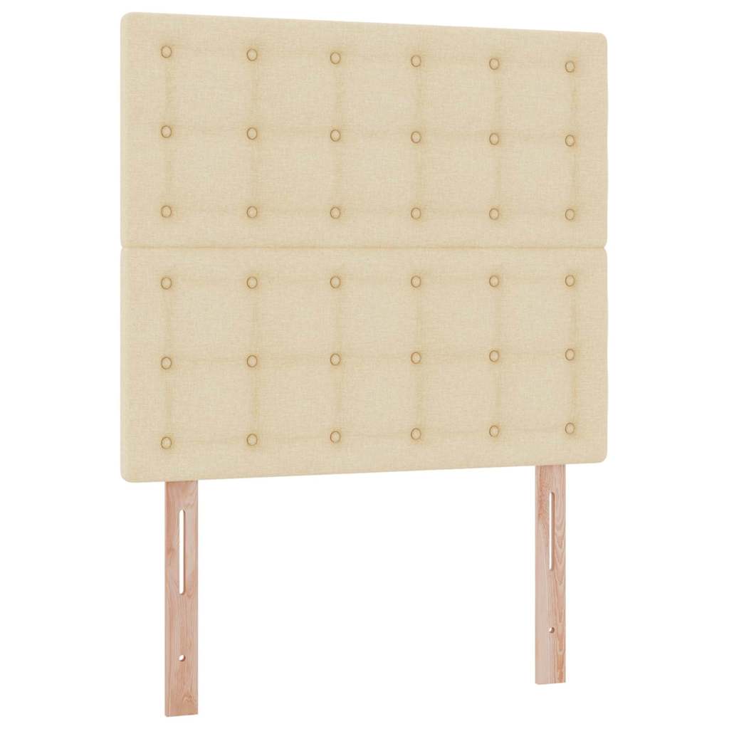 Opbergbed met LED met matras Crème 100 x 200 cm Polyester is nu te koop bij PeponiXL, paradijselijk wonen!