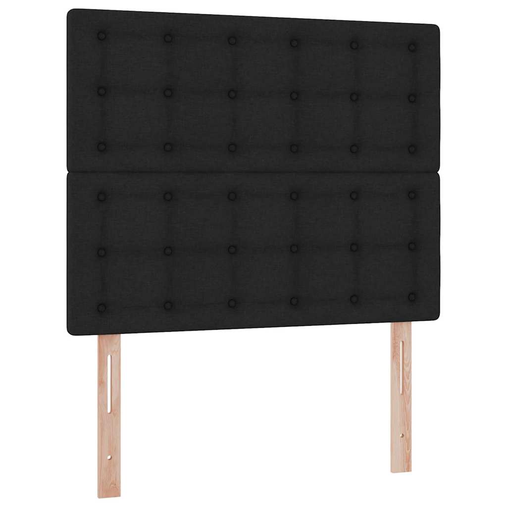 Opbergbed met LED met matras Zwart 120 x 200 cm Polyester is nu te koop bij PeponiXL, paradijselijk wonen!