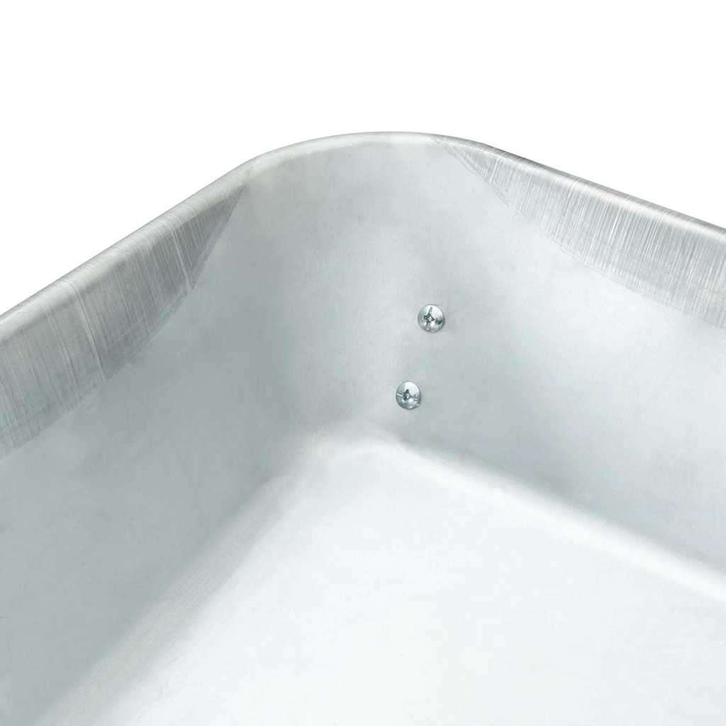 Kruiwagen Zilver en Zwart 124 x 73 x 65 cm Staal is nu te koop bij PeponiXL, paradijselijk wonen!