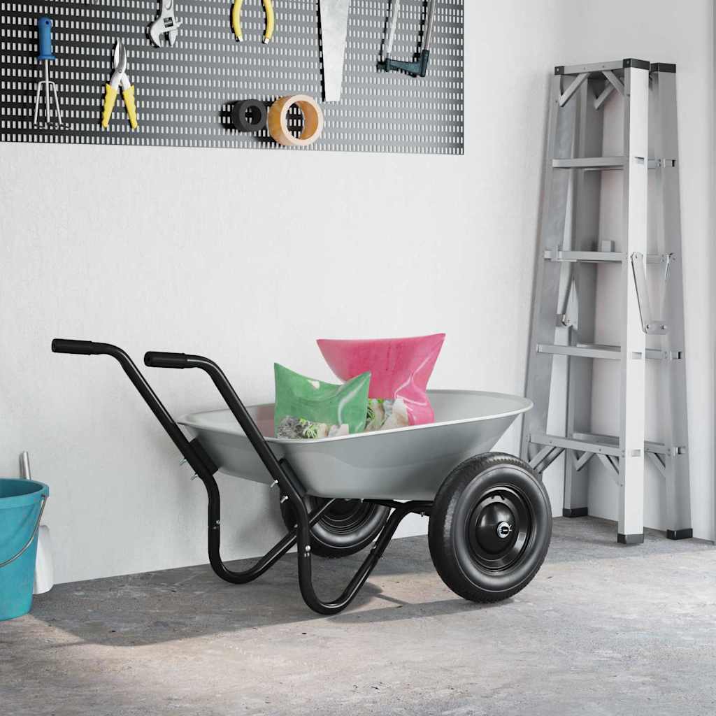 Vervanging voor kruiwagenlade Zilver 90 x 63 x 28 cm Staal is nu te koop bij PeponiXL, paradijselijk wonen!