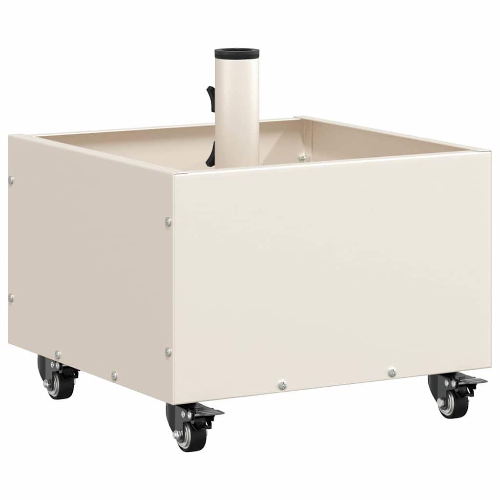 Parasolvoet Wit 45 x 45 x 45 cm Staal is nu te koop bij PeponiXL, paradijselijk wonen!