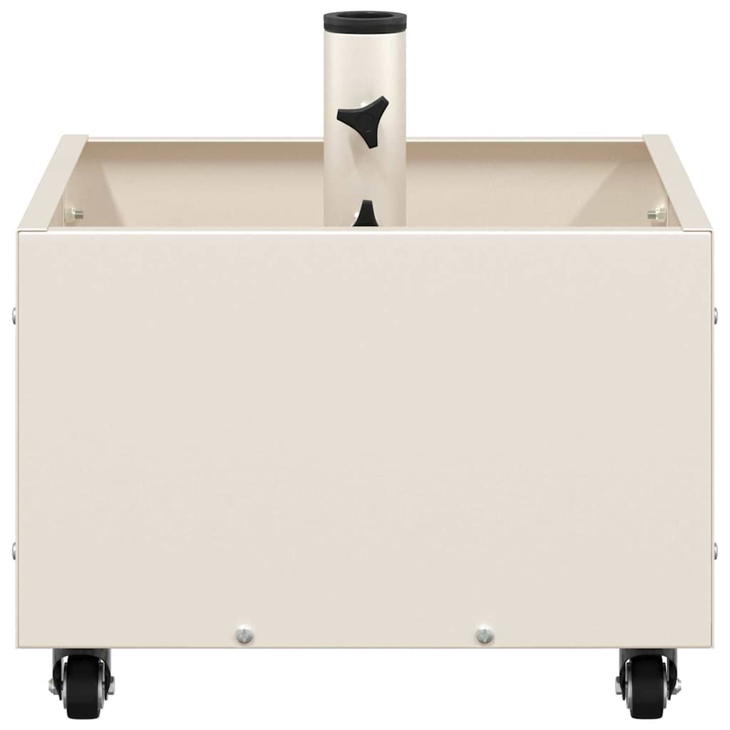 Parasolvoet Wit 45 x 45 x 45 cm Staal is nu te koop bij PeponiXL, paradijselijk wonen!