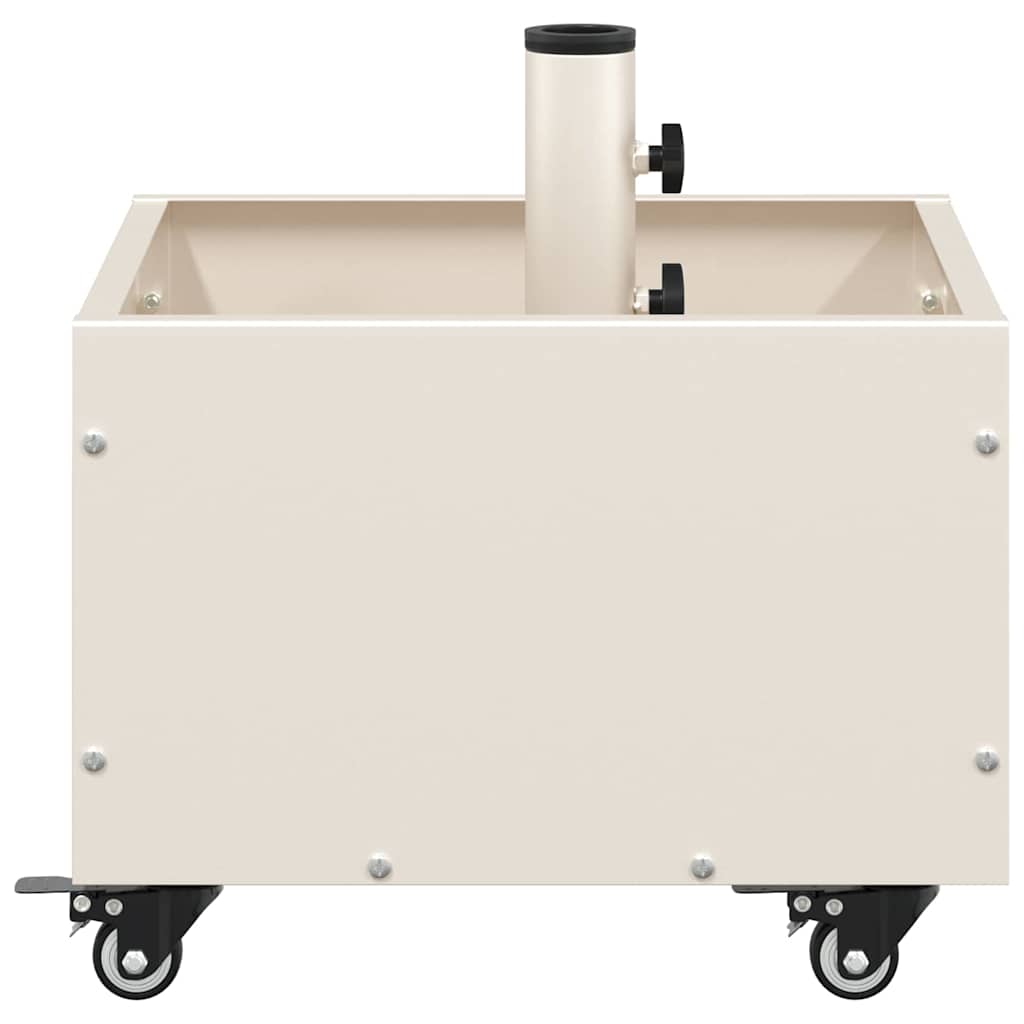 Parasolvoet Wit 45 x 45 x 45 cm Staal is nu te koop bij PeponiXL, paradijselijk wonen!