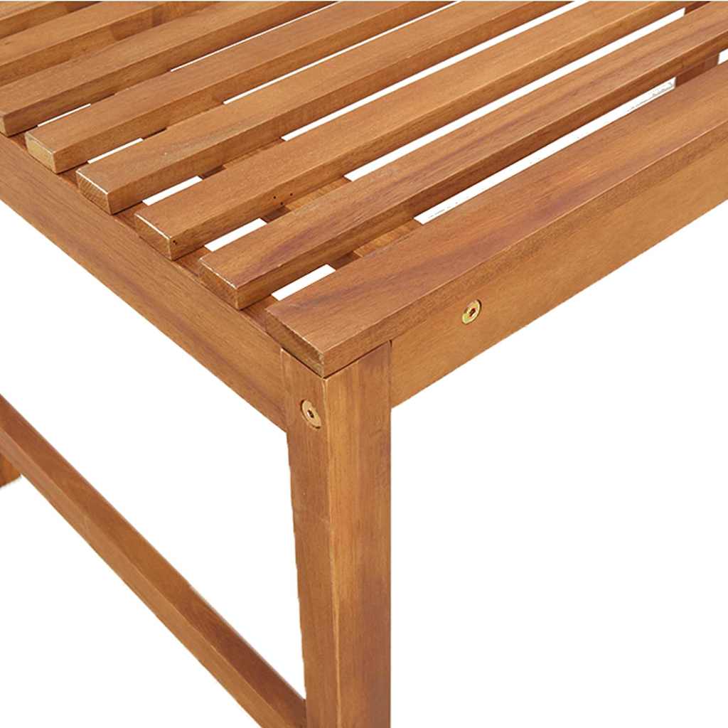 Tuinbankset 5 pcs Bruin Massief Acaciahout is nu te koop bij PeponiXL, paradijselijk wonen!