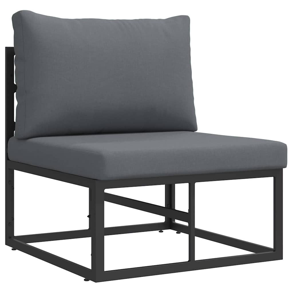 Buitenmeubilair Zwart en Anthraciet 70 x 71,5 x 71 cm Metaal is nu te koop bij PeponiXL, paradijselijk wonen!
